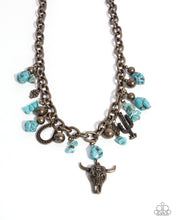 Load image into Gallery viewer, Western Necklace and Bracelet - Brass
