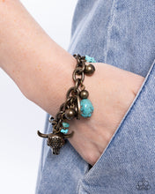 Load image into Gallery viewer, Western Necklace and Bracelet - Brass
