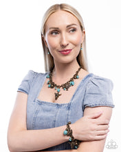 Load image into Gallery viewer, Western Necklace and Bracelet - Brass
