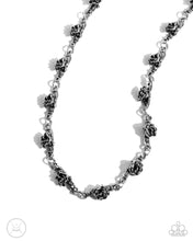 Load image into Gallery viewer, Rose Necklace and Bracelet- Black
