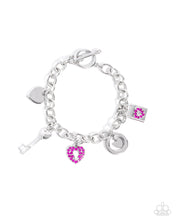 Load image into Gallery viewer, Bracelet and Necklace Set - Pink
