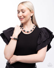 Load image into Gallery viewer, Necklace and Bracelet Set - Pink
