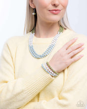 Load image into Gallery viewer, Necklace and Bracelet - Blue
