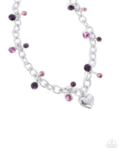 Load image into Gallery viewer, Necklace and Bracelet - Purple
