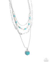 Load image into Gallery viewer, Necklace and Bracelet - Blue
