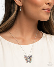 Load image into Gallery viewer, Butterfly Necklace and Ring - Purple
