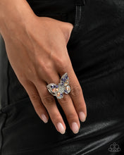 Load image into Gallery viewer, Butterfly Necklace and Ring - Purple
