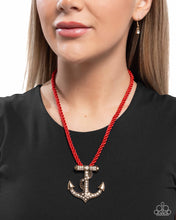 Load image into Gallery viewer, Anchored Allure - Red
