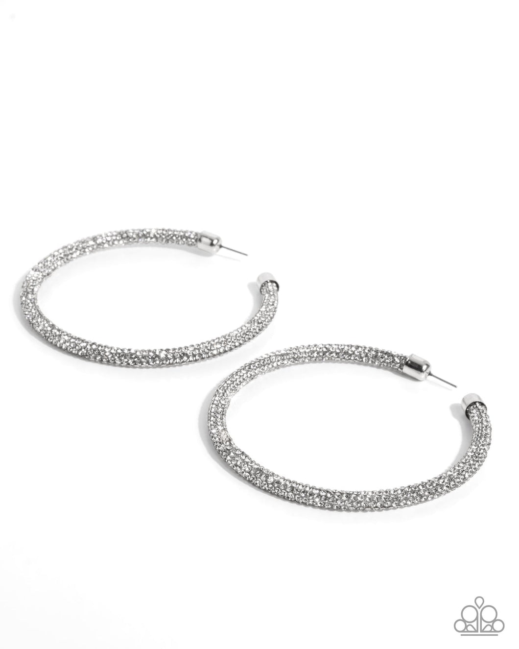 Classy Condition - White Earrings